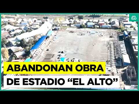 Abandonan obras del estadio El Alto de Padre las Casas en La Araucanía