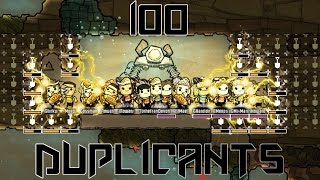 100 DUPLICANTS! - Oxygen Not Included challenge