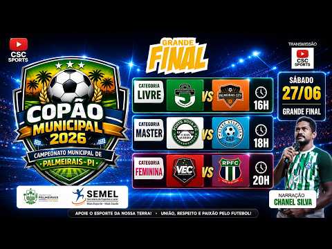 COPÃO MUNICIPAL DE PALMEIRAIS - PI 2026 ( GRANDE FINAL )