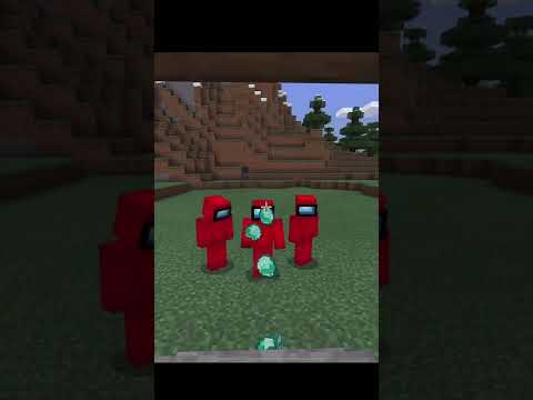 Real AMONG us in MINECRAFT not CLICK BAIT #Shorts