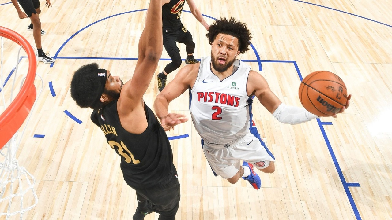Pistons Hang On Late Win Game 1 vs Cavs!