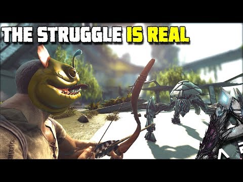 THE STRUGGLE IS REAL... CITY LIFE SUCKS !! | ARK:EXTINCTION [EP2]