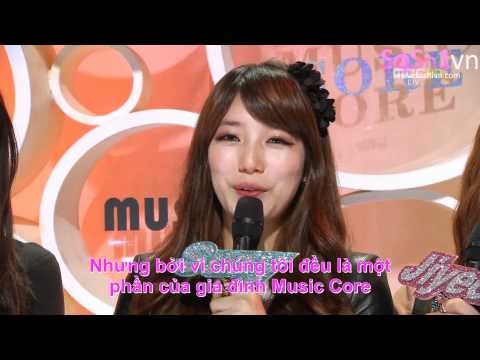 111008 [Vietsub] MBC Music Core - SNSD Yuri and Tiffany MC cut HD