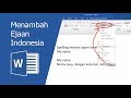 Cara Koreksi Otomatis Ejaan Bahasa Indonesia di MS Word Cara Koreksi Otomatis Ejaan Bahasa Indonesia di MS Word