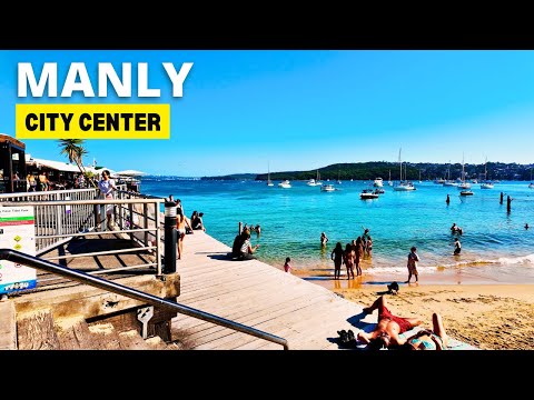 Australia Sydney Walking Tour - Manly Beach city centre Tour #travel