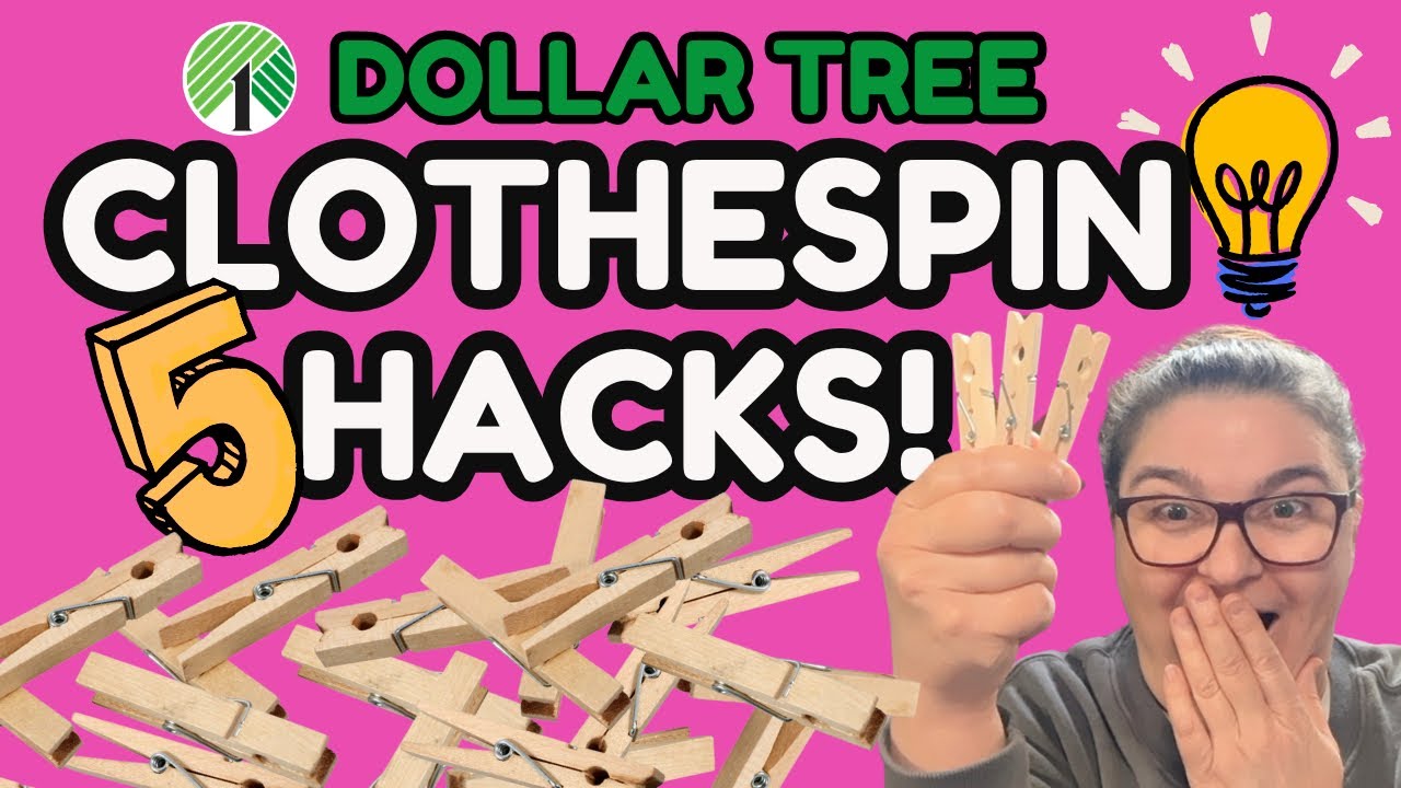 5 Mind Blowing Dollar Tree Clothespin Crafts You Need To Try RIGHT NOW