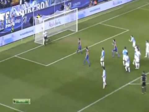 Malaga vs Barcelona 1-4 All Goals & full highlights (January 22nd, 2012)