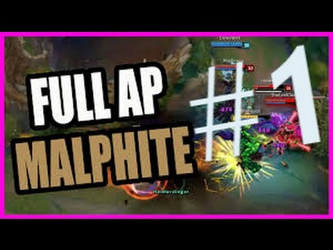 Best Moments #1 - AP MALPHITE OP - League of Legends