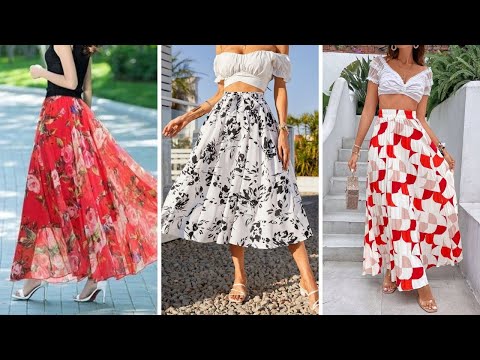 80 Chic Floral Long Skirt Outfit Ideas