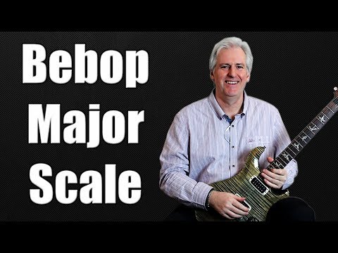 Bebop Major Scale - 3 Notes Per String - Guitar Scales