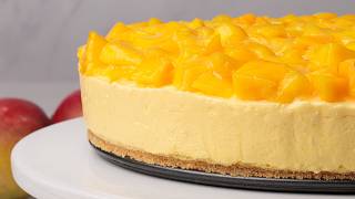 The BEST No-Bake Mango Cheesecake Recipe | So Easy!