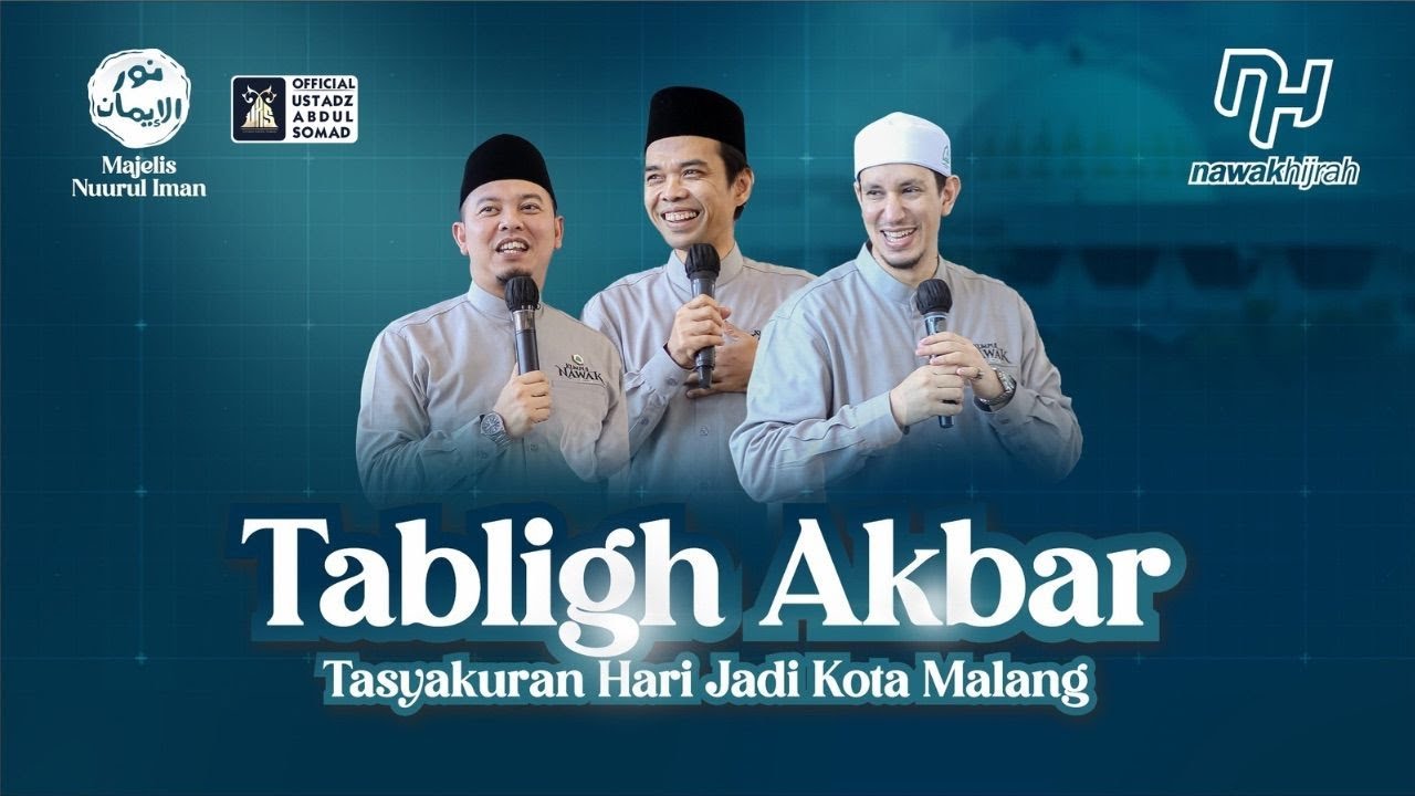 LIVE | Tabligh Akbar Tasyakuran Hari Jadi Kota Malang | Ustadz Abdul Somad