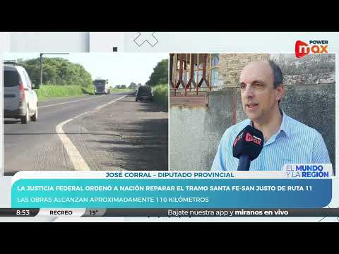 La Justicia ordenó a Nación reparar el tramo Santa Fe-San Justo | José Corral - Diputado Provincial