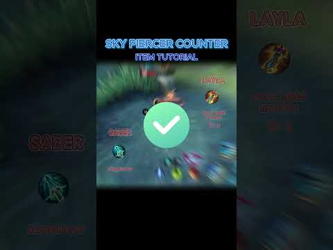 ✅ COUNTER SKY PIERCER WITH THIS! ⚔️ #mobilelegends #mlbb #mlbbtutorial #saber #layla