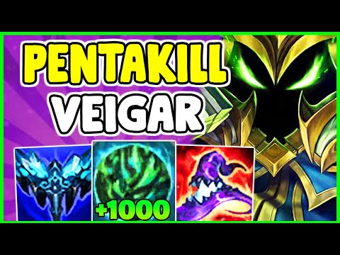 S+ PENTAKILL HOW TO PLAY VEIGAR MID & SOLO CARRY IN SEASON 11 | Veigar Guide S11 - League Of Legends