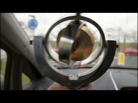 Homemade Gyroscope Demonstration, Gimbal Lock, and Inertial Guidance