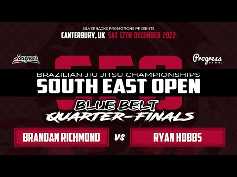 SouthEast BJJ Open - Brandon Richmond vs Ryan Hobbs (Blue Belt - Quarter Finals)