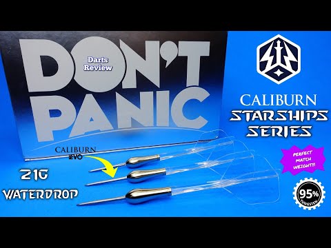 The Most EXPENSIVE Smooth Barrel Darts I've Ever Bought - Caliburn WATERDROP Darts Review