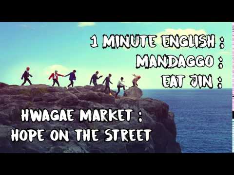 [ENG SUB] 1Min English ; Mandaggo ; Eat Jin ; Hwagae Market ; Hope on the Street
