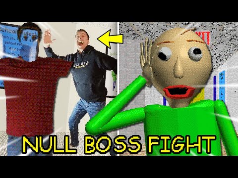 SECRET NULL BOSS FIGHT + ENDINGS!! | Baldi's Basics Classic Remastered