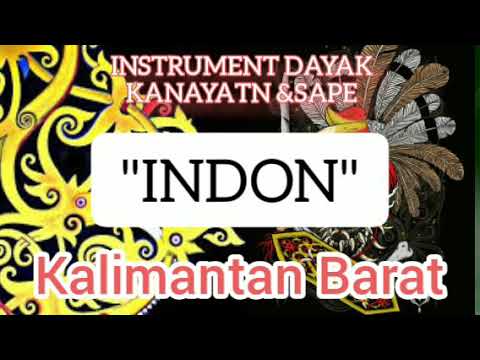 Merdu !! Instrument musik dayak kanayatn dan sape kalimantan barat "INDON" populer 2020