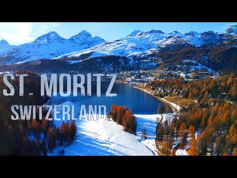 St. Moritz - Luxury Alpine Resort Town in Switzerland...