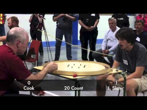 Crokinole - Slater v Cook - 2012 World Championships