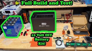 EEL 12V Lifepo4 Battery DIY Box Kit, Build, Test, Overview