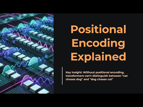 Positional Encoding EXPLAINED — How Transformers Understand Word Order (Interview Ready!)