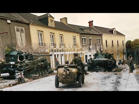 BATTLE OF VILLERS BOCKAGE   THEN & NOW WW2