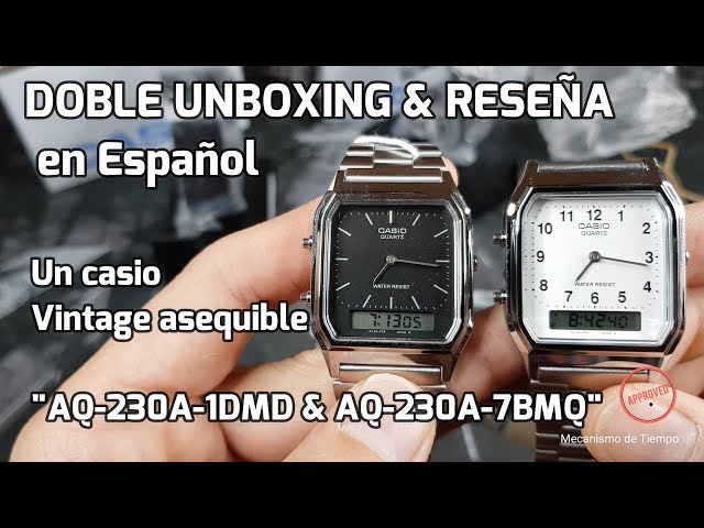 Vídeo relacionado con Casio Casio Collection Vintage Reloj de Pulsera analógico Digital de Cuarzo para Mujer