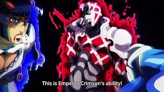 ジョジョ: This is King Crimson&#39;s ability! 『HD』