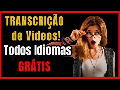 Como transcrever qualquer video e em qualquer idioma GRÁTIS / Converter Video do YouTube em texto