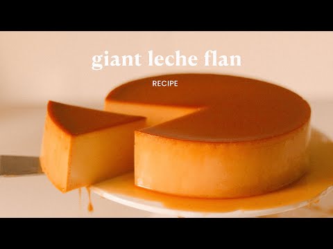 The Ultimate Giant Leche Flan Recipe 🍮 | Creamy & Silky Smooth!