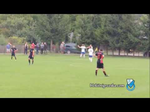 Błękitni Grzęska   Płomień Morawsko 31 08 2013 Sławomir Solarz na 1 do 0