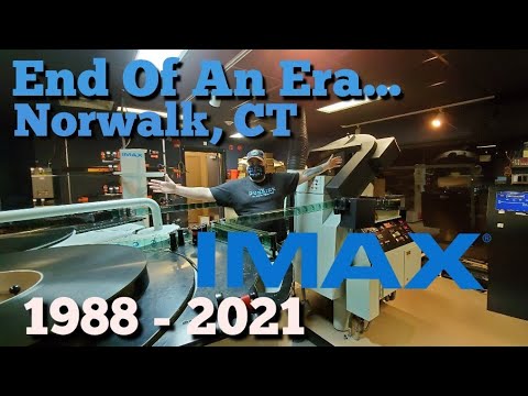 The Last #IMAX #70mm Showing @ Norwalk, CT//End Of An Era R.I.P.  1988 - 2021// @TheMaritimeAquarium