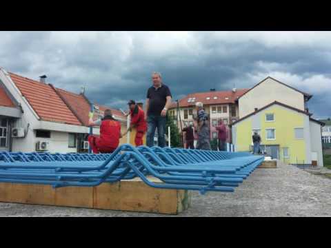 Gradski stadion Kalesija, radovi - maj 2016. (www.NKP.ba)