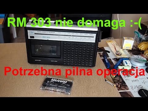 naprawa radiomagnetofonu RM 303