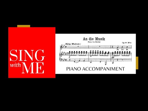 An die Musik - Accompaniment B-flat major - Schubert