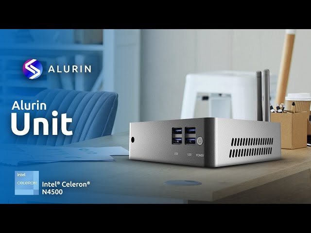 Unidade Alurin Intel Celeron N4500 / SSD de 8 GB / 1 TB video