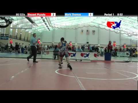 University Nat`ls FS  60 KG / 132.25 lbs: Vincent Pizzuto vs. Mark Thomas