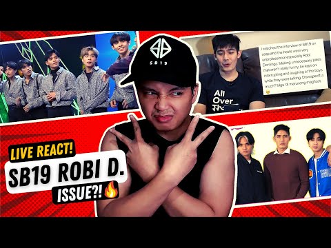 SB19 and Robi Domingo Issue! REACTION