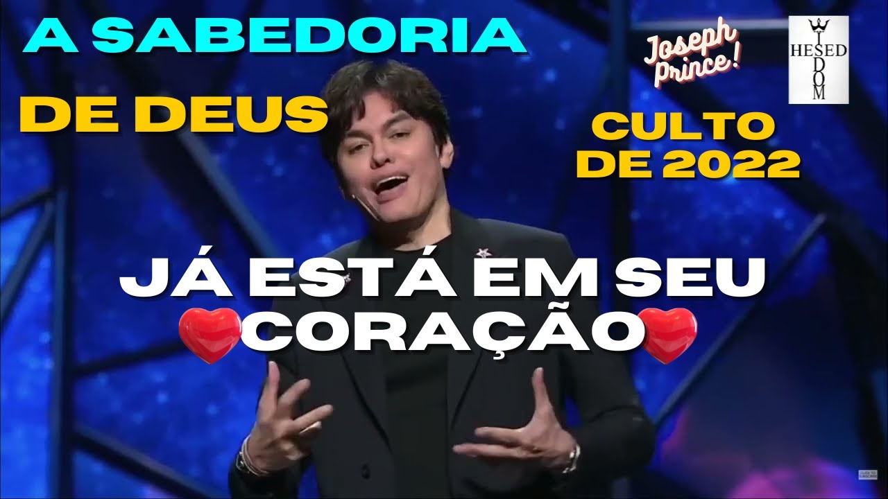 🔴Descanso e Aceleração 12🔴 A SABEDORIA DE DEUS JÁ ESTÁ EM SEU CORAÇÃO I Joseph Prince Dublado IHESED