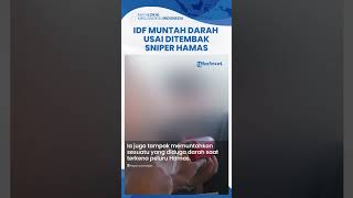 Detik-detik Kepala Tentara Israel Ditembus Peluru Hamas, Terjengkang hingga Muntah Darah