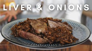 Liver & Onions! How a PRO Chef cooks this CLASSIC
