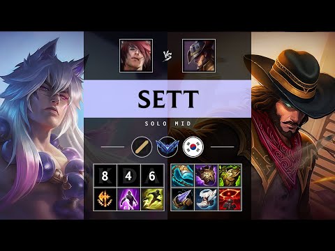 Sett Mid vs Twisted Fate - KR Diamond Patch 25.15