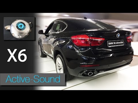 Active Sound von insidePerformance für BMW X6 F16 xDrive 30d, 40d und M50d Diesel