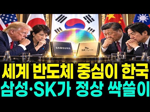 한국 반도체 기술력 세계 싹쓸이, 삼성·SK가 AI 시대 세계 메모리 중심이 된 진짜 이유