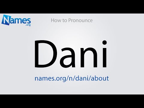 What Does The Name Dani Mean