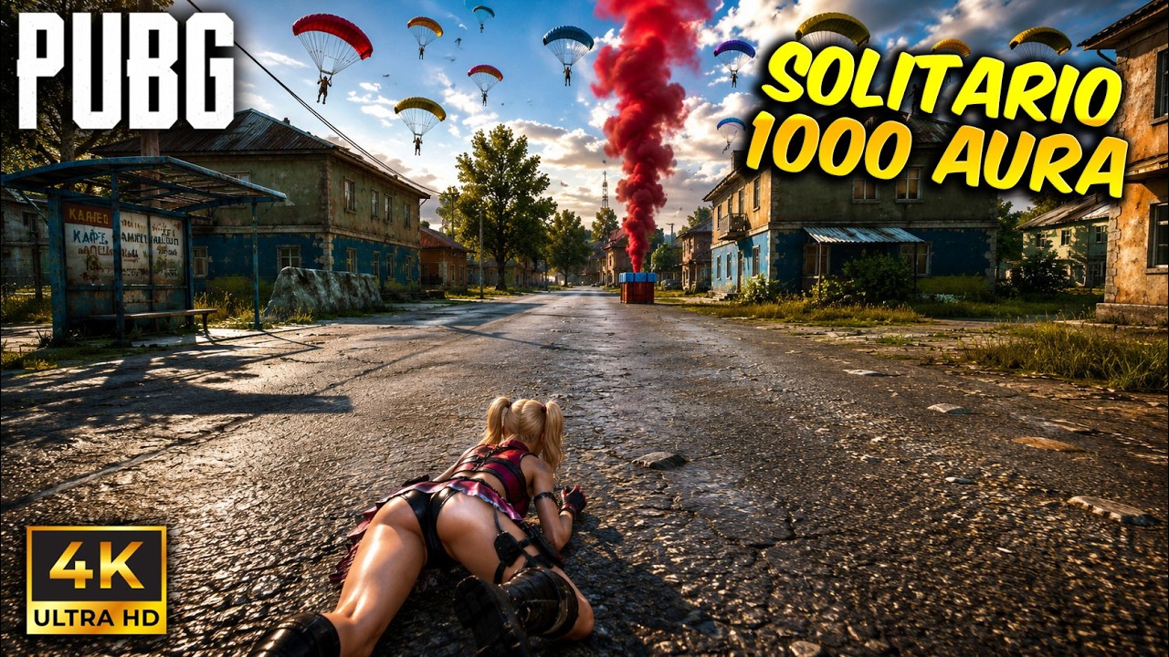 PUBG PC pero ERANGEL y SANHOK en SOLITARIO son CINE BRO... 🥰 Asi se gana con ESTRATEGIA